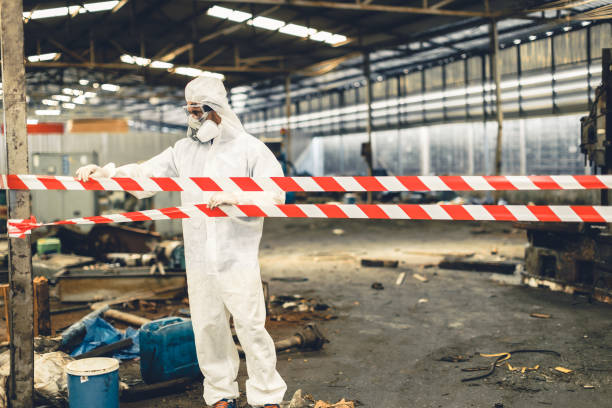 Professional Biohazard technician working in Chester, NH